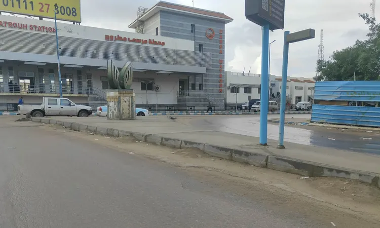 أمطار خفيفة على مرسى مطروح والساحل الشمالي … ( صور )