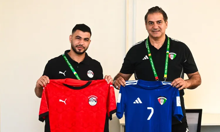 منتخب مصر المشارك في كأس العرب بالزي الأحمر أمام الكويت غدًا