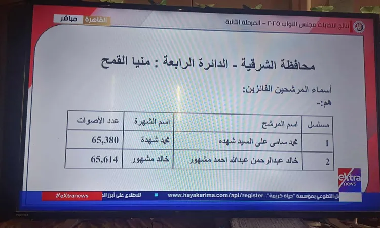 فوز واحدة وإعادة بـ 8 دوائر .. الوطنية للانتخابات تعلن نتائج المرحلة الثانية بمجلس النواب في الشرقية