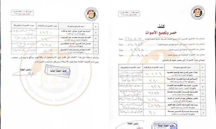 نتائج أولية.. الإعادة بين علاء قدري وأشرف أبو المكارم في ديرمواس بالمنيا