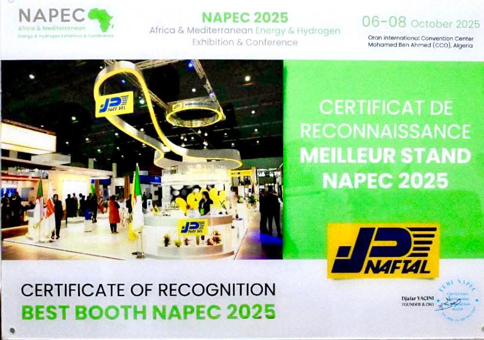 نفطال تحوز جائزة دولية