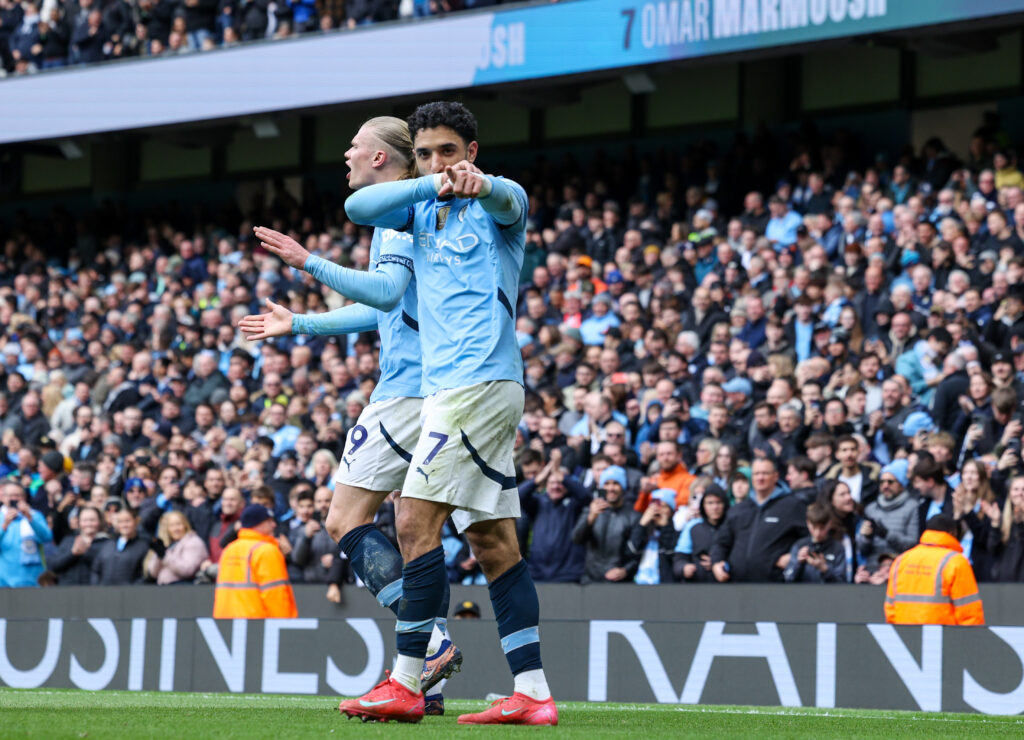 جوارديولا يكشف موقف عمر مرموش من المشاركة أمام ريال مدريد