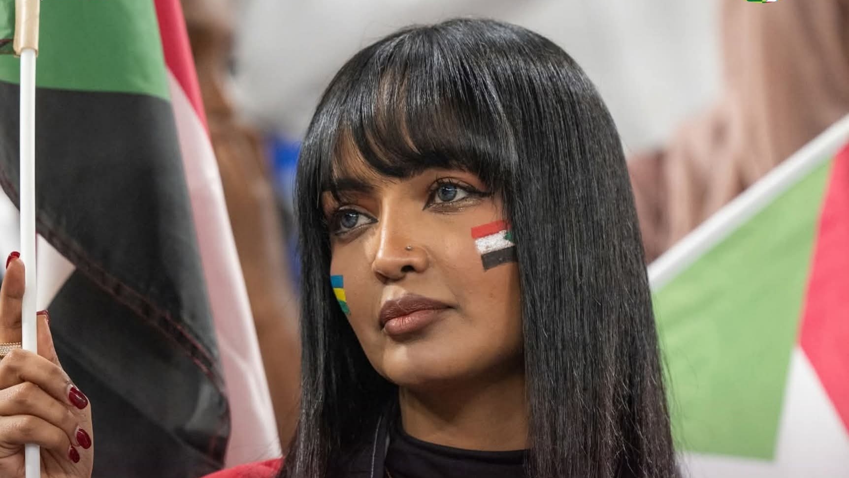 مناصرة سودانية توجه رسالة إنسانية تتجاوز هزيمة كأس العرب 