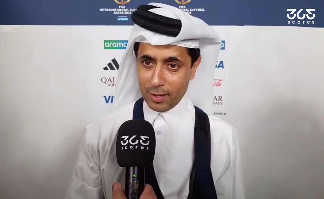 ناصر الخليفي لمراسل 365Scores: سعداء بالفوز بـ كأس إنتركونتيننتال والتخطيط سر نجاحنا