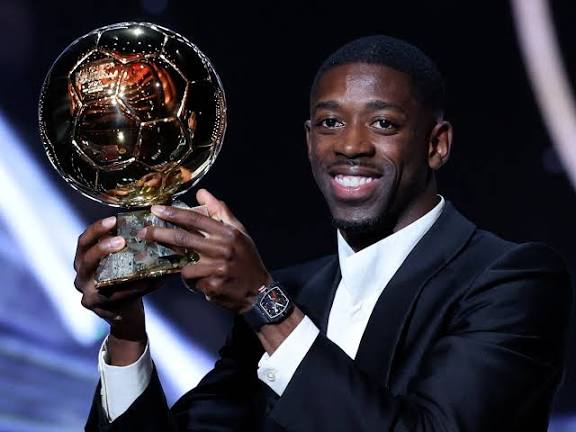 عثمان ديمبيلي يعتلي عرش أفضل لاعبي العالم