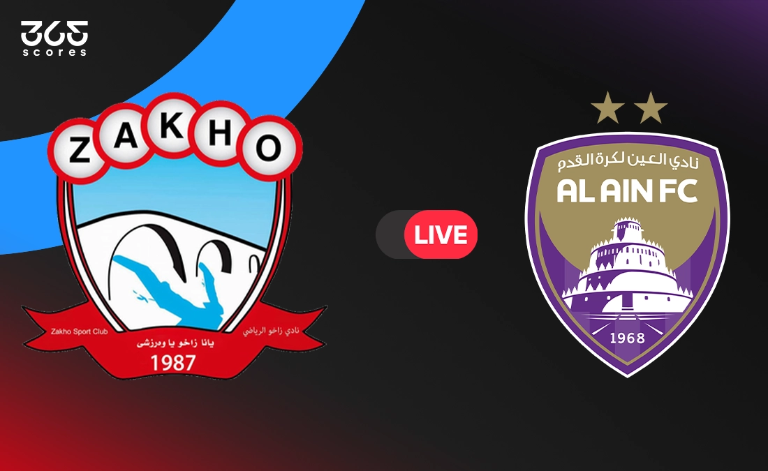 مباشر مباراة العين ضد زاخو في دوري أبطال الخليج 2025-2026