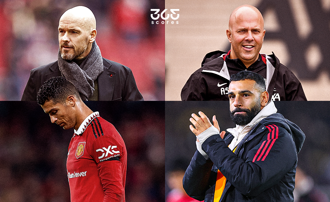 صلاح Vs سلوت.. صراع العروش يُعيد سيناريو رونالدو وتين هاج!