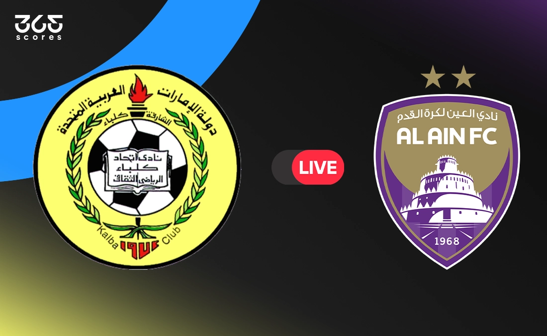 مباشر مباراة العين ضد كلباء في الجولة التاسعة بالدوري الإماراتي