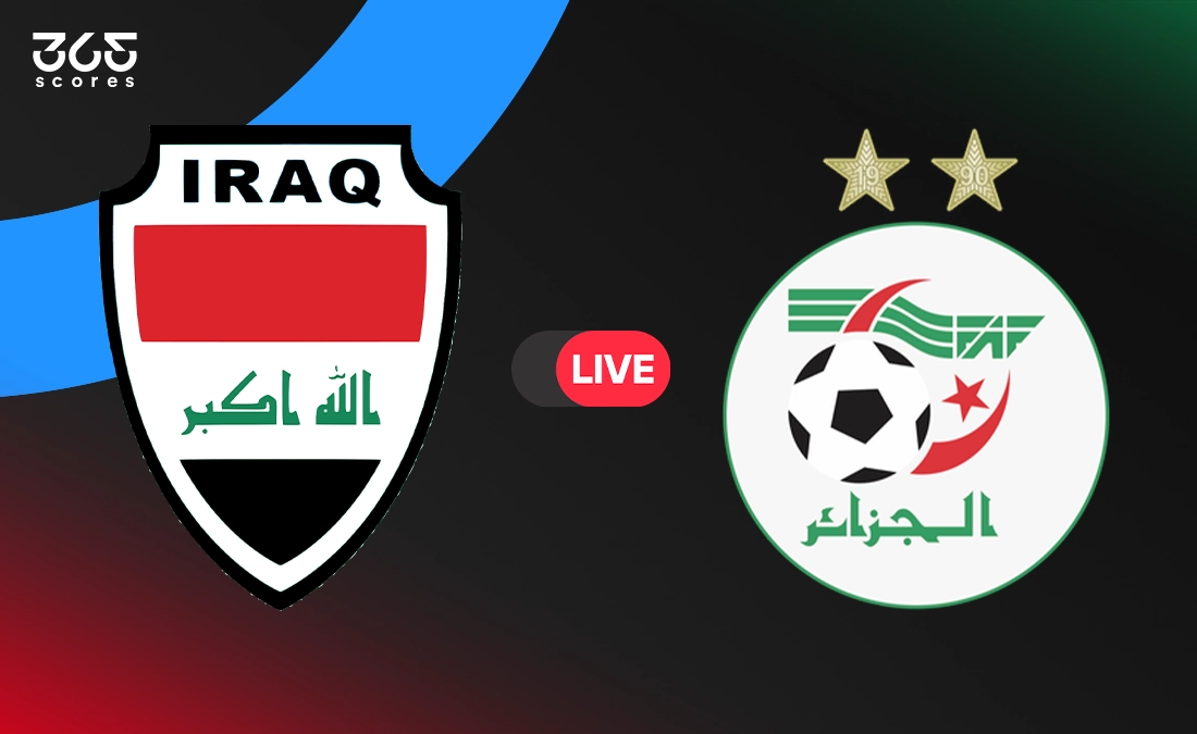 مباشر مباراة العراق ضد الجزائر في بطولة كأس العرب 2025
